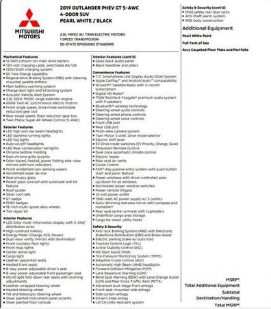 2019 Mitsubishi Outlander